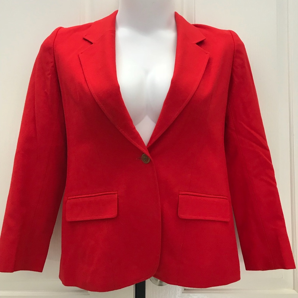 🟢Vintage PENDLETON Red Blazer Sz M